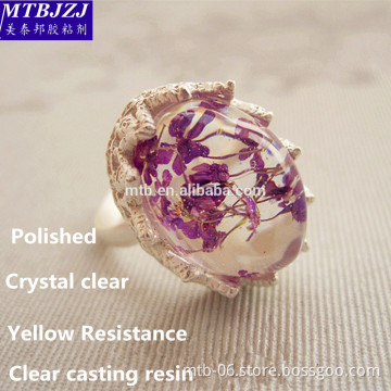 Crystal No Yellowing Epoxy Resin AB Glue for Making Jewelry and Craft